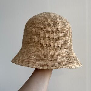 & Other Stories Woven Straw Bucket Hat - New w/o Tags